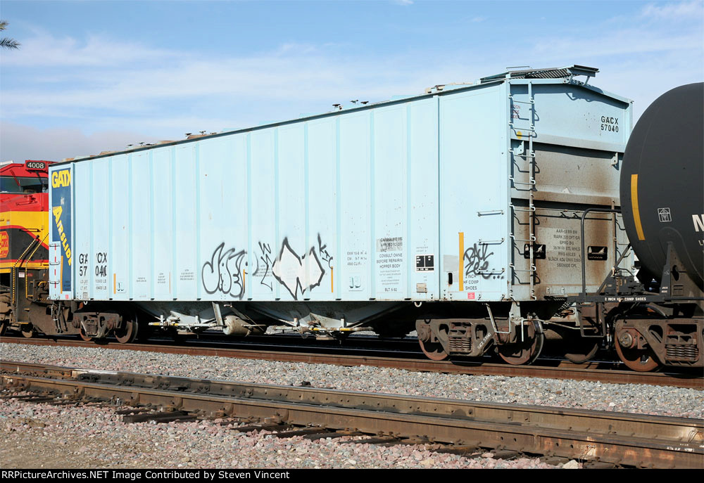 Front buffer GACX #57040 on a unit ethanol train